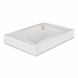 Window Flag Design Pie Boxes, 16 x 12 x 2.25, White, Paper, 100/Carton (24543)