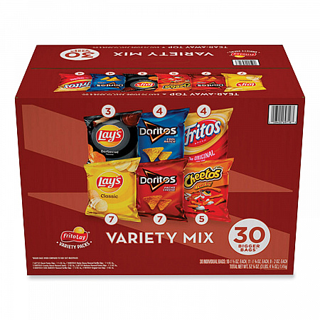Classic Variety Mix, Assorted, 30 Bags/Box (70227)