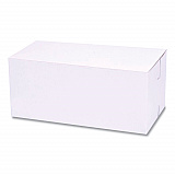 White One-Piece Non-Window Bakery Boxes, Standard, 9 x 5 x 4, White, Paper, 250/Bundle (1549)