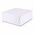 White One-Piece Non-Window Bakery Boxes, Standard, 10 x 10 x 4, White, Paper, 100/Bundle (1573)
