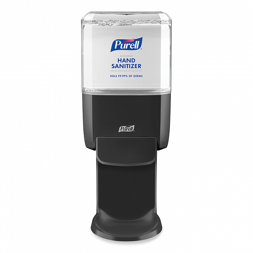 Push-Style Hand Sanitizer Dispenser, 1,200 mL, 5.25 x 8.56 x 12.13, Graphite (502401)