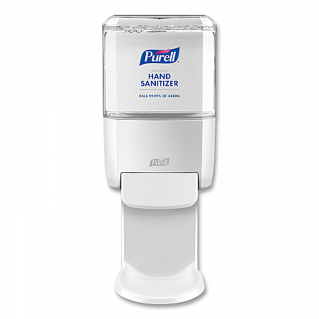 Push-Style Hand Sanitizer Dispenser, 1,200 mL, 5.25 x 8.56 x 12.13, White (502001)