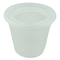 Newspring DELItainer Microwavable Container, 32 oz, 5.6 x 5.6 x 4.9, Clear, Plastic, 200/Carton (L8328)