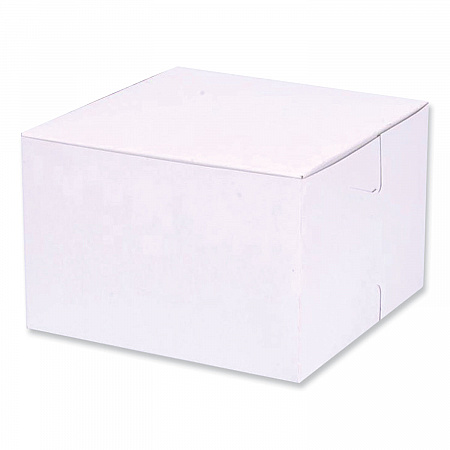 Bakery Boxes, Standard, 6 x 6 x 4, White, Paper, 250/Carton (1509)