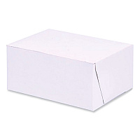 Bakery Boxes, Standard, 6 x 4.45 x 2.75, White, Paper, 250/Carton (1503)