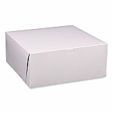 Bakery Boxes, Standard, 14 x 14 x 6, White, Paper, 50/Carton (1593)