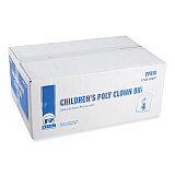 Poly Clown Bib, Children's, White, 500/Box, 5 Boxes/Carton (CPB10)