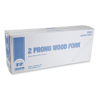 Wooden Serving Fork, 5.5", Natural, 1,000/Box, 10 Boxes/Carton (R826)