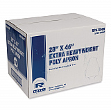 Heavyweight Poly Aprons, 28 x 46, 1.77 mil, One Size Fits Most, White, 500/Carton (RPA20HW)