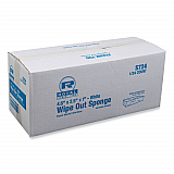 Medium-Duty Wipe Out Scrubbing Sponge, 4.6 x 2.5, 1" Thick, White, 24/Carton (S724)