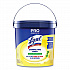 Professional Disinfecting Wipe Bucket, 1-Ply, 6 x 8, Lemon and Lime Blossom, White, 800 Wipes (99856EA)
