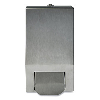 Manual Skincare Dispenser, 1 L, 5.1 x 4.6 x 9.3, Silver (98123)