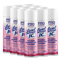 Foaming Disinfectant Cleaner, Fresh Scent, 24 oz Aerosol Spray, 12/Carton (95524CT)