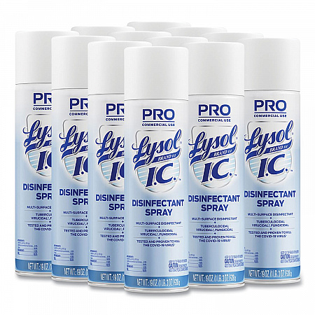 Disinfectant Spray, Original Scent, 19 oz Aerosol Spray, 12/Carton (95029CT)