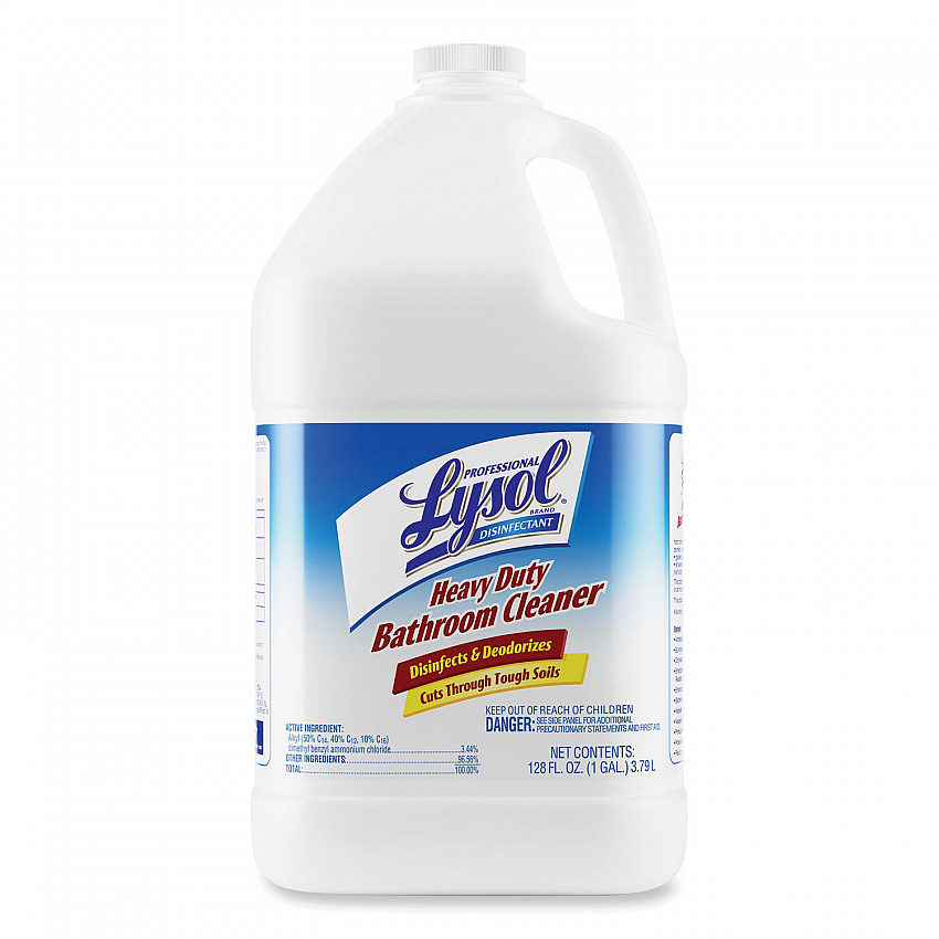 Disinfectant Heavy-Duty Bathroom Cleaner Concentrate, Fresh Lime Scent, 1 gal Bottle (94201EA)