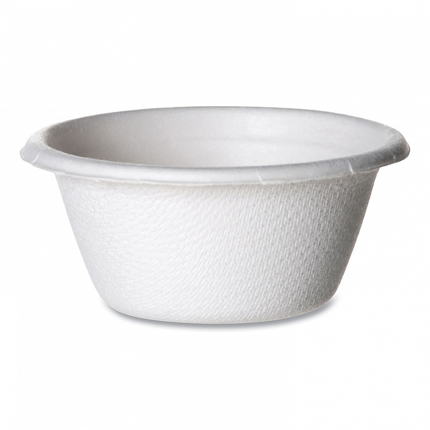 Molded Fiber Portion Cups, 2 oz, Sugarcane, White, 2,500/Carton (EPSPC2)