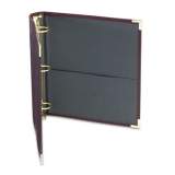 Samsill Classic Collection Ring Binder, 3 Rings, 1.5" Capacity, 11 x 8.5, Burgundy (15154)