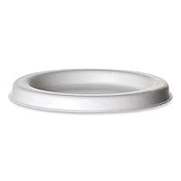Sugarcane Portion Cup Lids, Fits 2 oz Portion Cups, White, 2,500/Carton (EPSPCLID2)