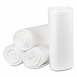 Eco Strong Plus Can Liners, 40 gal, 1.35 mil, 40" x 46", Natural, Perforated Roll, 100/Carton (PCRL4046SHN)
