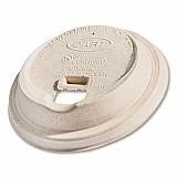 Molded Fiber Lids for Paper Cups, ProPlanet Seal, Fits 10 oz to 24 oz Hot Cups, Tan, 1,000/Carton (LK316FBR)