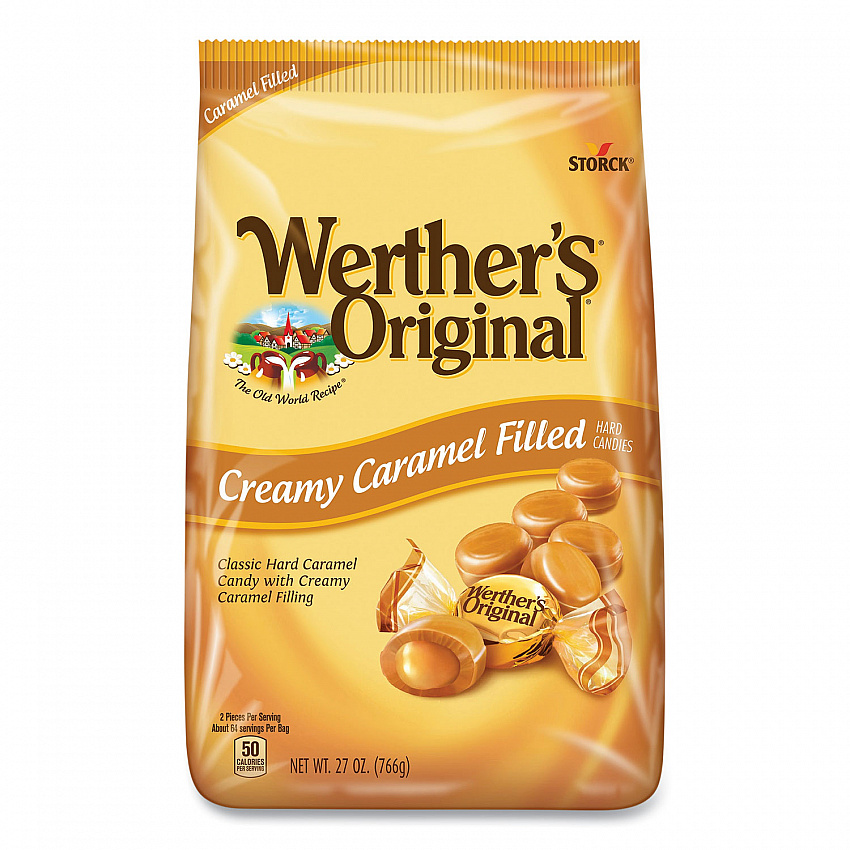 Hard Candies, Caramel, 27 oz Bag (46055)