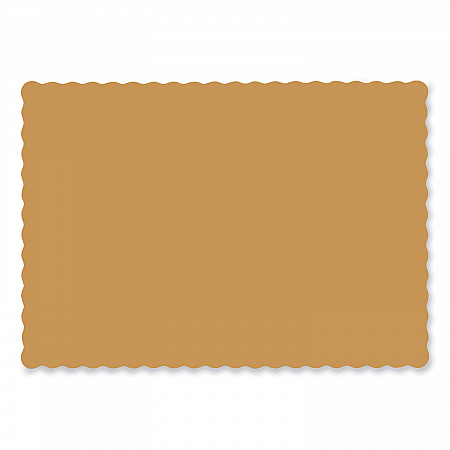 Placemats, Smooth Surface, Scalloped Edges, 14