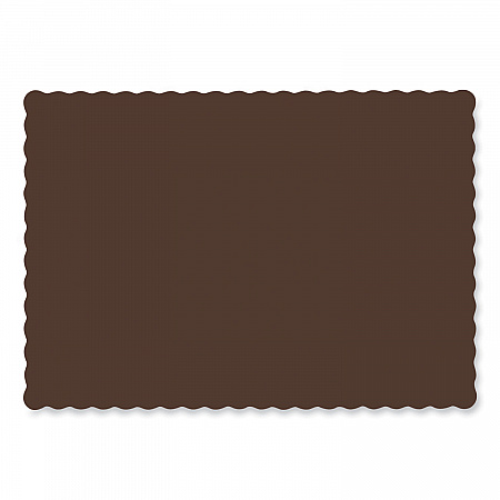 Placemats, Smooth Surface, Scalloped Edges, 14