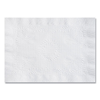 Placemats, Anniversary Embossed Surface, Straight Edges, 14" x 10", White, 1,000/Carton (PM30659)