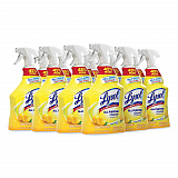 Ready-to-Use All-Purpose Cleaner, Lemon Breeze Scent, 32 oz Spray Bottle, 12/Carton (75352CT)