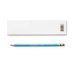 Prismacolor Col-Erase Pencil with Eraser, 0.7 mm, 2B (#1), Non-Photo Blue Lead, Non-Photo Blue Barrel, Dozen (20028)
