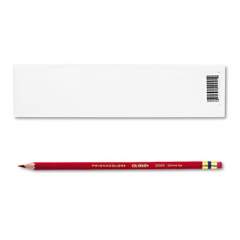 Prismacolor Col-Erase Pencil with Eraser, 0.7 mm, 2B (#1), Carmine Red Lead, Carmine Red Barrel, Dozen (20045)