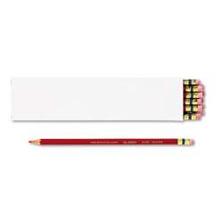 Prismacolor Col-Erase Pencil with Eraser, 0.7 mm, 2B (#1), Scarlet Red Lead, Scarlet Red Barrel, Dozen (20066)