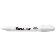 Sharpie Permanent Paint Marker, Medium Bullet Tip, White (35558)