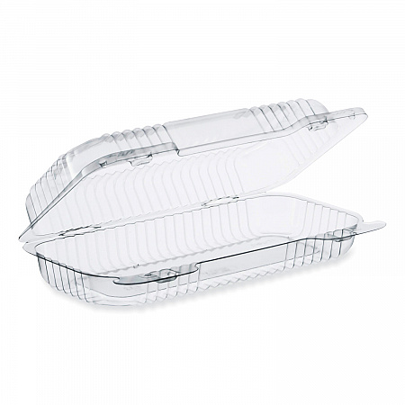 StayLock Clear Hinged Lid Containers, 4.5