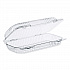 StayLock Clear Hinged Lid Containers, 4.5