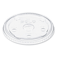 Plastic Cold Cup Lids, Fits 32 oz to 44 oz Cold Cups, Clear, 600/Carton (642TS)
