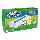 Sweeper XL Dry Refill Cloths, 16.9" x 9.8", White, 16/Box (96826)
