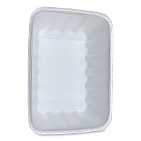 Meat Trays, #42K, 8.75 x 6.32 x 2.25, White, Foam, 252/Carton (42WH)