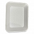 Meat Trays, #8P, 10.8 x 8.82 x 1.5, White, Foam, 200/Carton (8PWH)