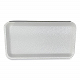 Meat Trays, #10S, 10.93 x 5.75 x 0.63, White, Foam, 500/Carton (10SWH)