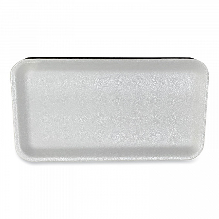 Meat Trays, #10S, 10.93 x 5.75 x 0.63, White, Foam, 500/Carton (10SWH)