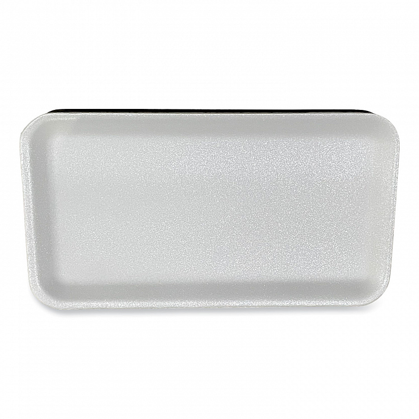 Meat Trays, #10S, 10.93 x 5.75 x 0.63, White, Foam, 500/Carton (10SWH)