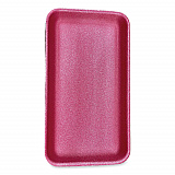 Meat Trays, #1525, 14.5 x 8 x 0.75, Pink, Foam, 250/Carton (1525PINK)