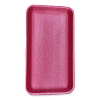 Meat Trays, #1525, 14.5 x 8 x 0.75, Pink, Foam, 250/Carton (1525PINK)