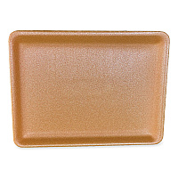 Meat Trays, #9P, 12.25 x 9.25 x 0.62, Yellow, Foam, 200/Carton (9PYEL)