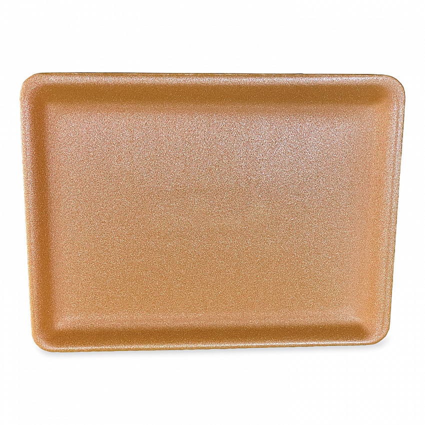 Meat Trays, #9P, 12.25 x 9.25 x 0.62, Yellow, Foam, 200/Carton (9PYEL)
