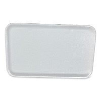 Meat Trays, #16S, 11.63 x 7.25 x 0.54, White, Foam, 250/Carton (16SWH)
