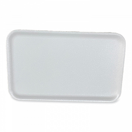 Meat Trays, #16S, 11.63 x 7.25 x 0.54, White, Foam, 250/Carton (16SWH)