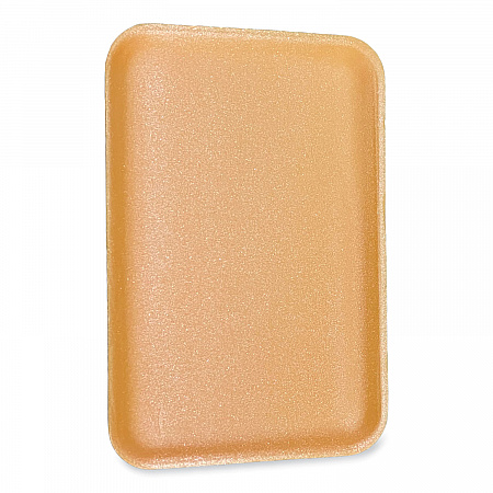 Meat Trays, 13.81 x 9.25 x 2.7, Yellow, Foam, 100/Carton (1014YEL)