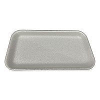 Meat Trays, #17S, 8.5 x 4.69 x 0.64, White, Foam, 500/Carton (17SWH)